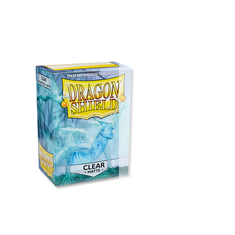 Dragon Shield Standard Sleeves - Matte Clear (100 Sleeves)
