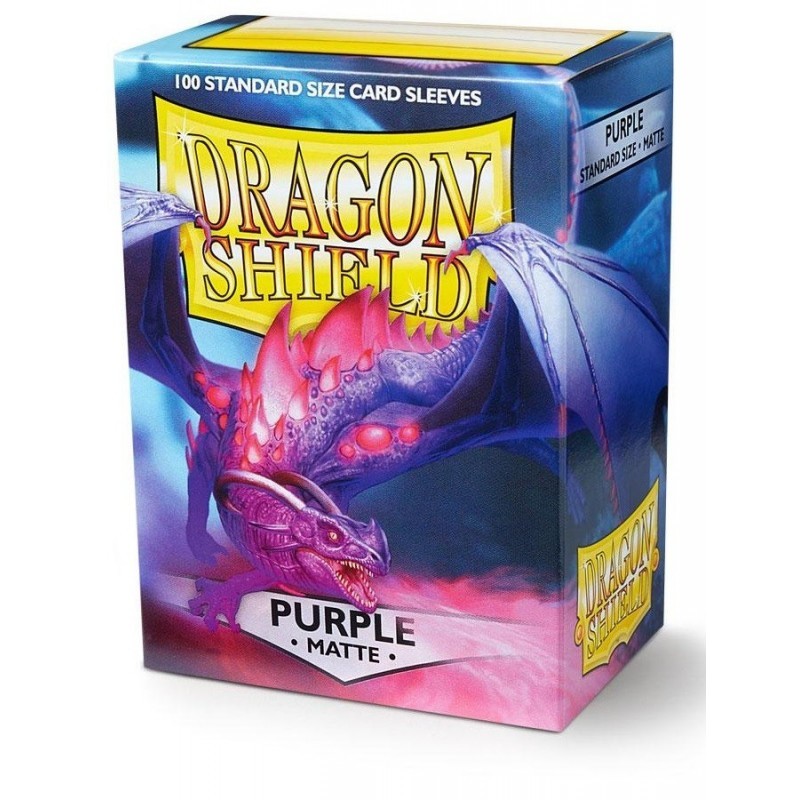 100 Dragon Shield Sleeves - Matte Purple