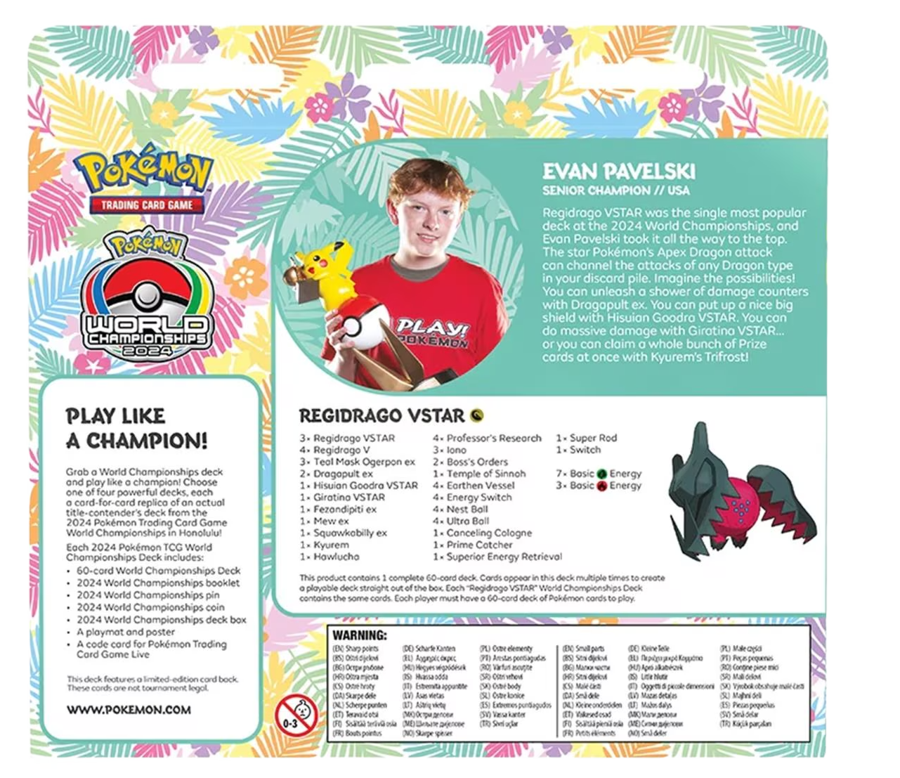 2024 Pokémon World Championship Deck – Evan Pavelski