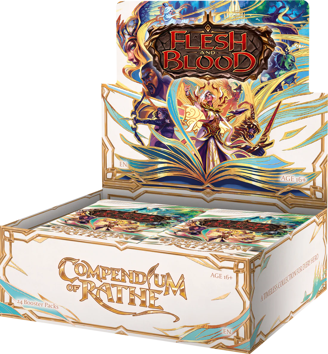 Flesh and Blood TCG - Compendium of Rathe Booster Display (24 Packs) - EN