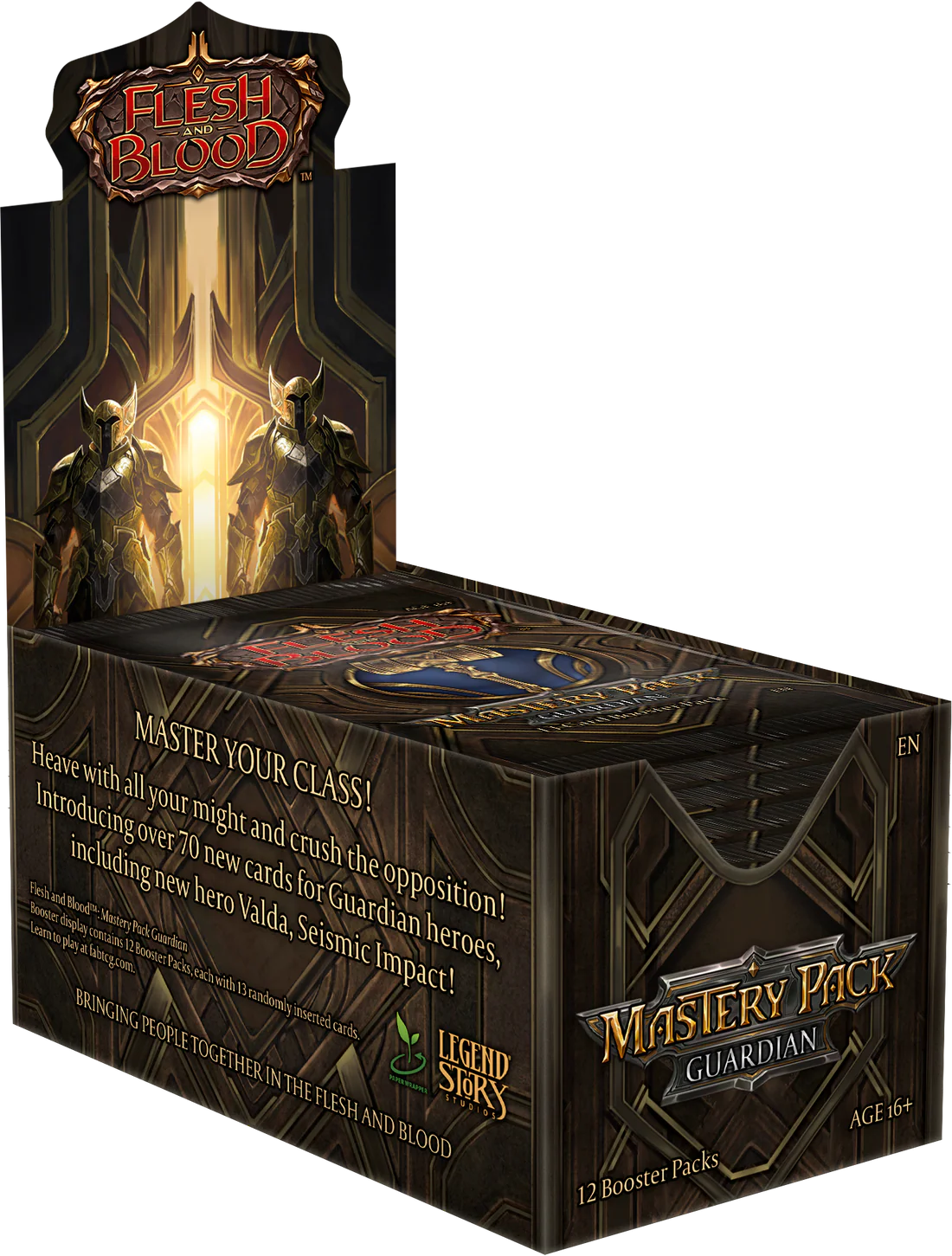 Flesh and Blood TCG - Mastery Pack Guardian Booster Display (12 Booster) - EN