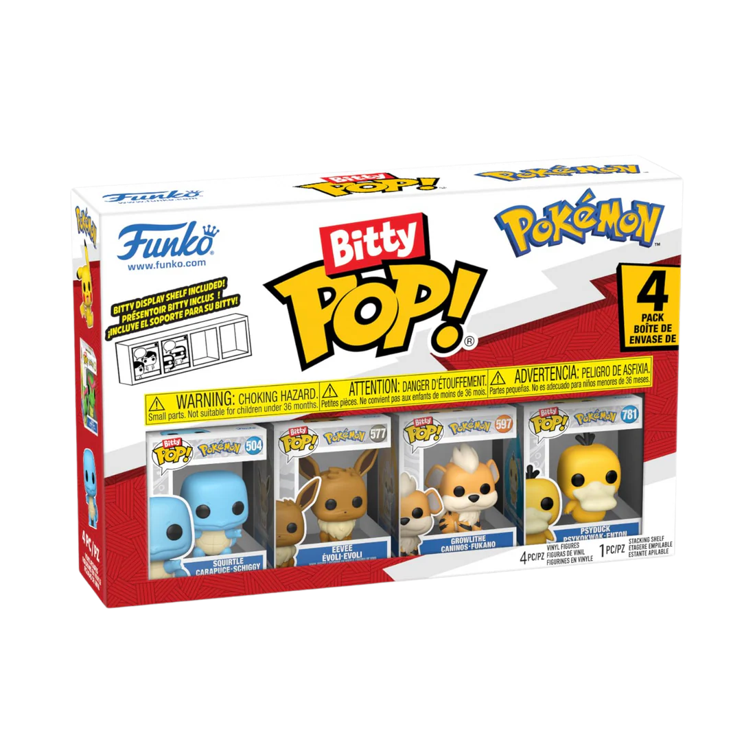 Pokémon Bitty Pop - 4 Pack