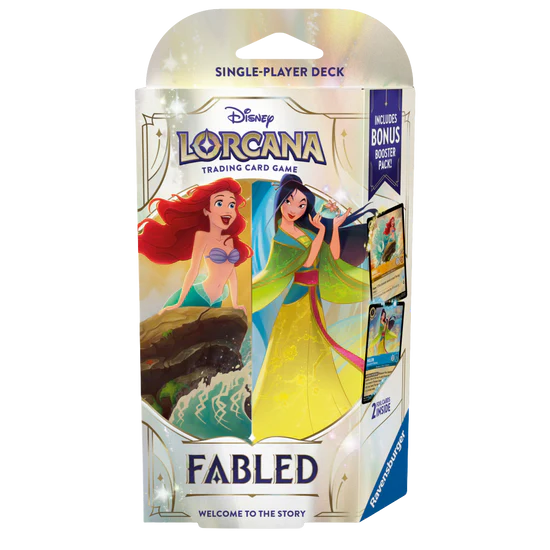 Disney Lorcana TCG - Fabled - Starter Deck - Amber and Sapphire