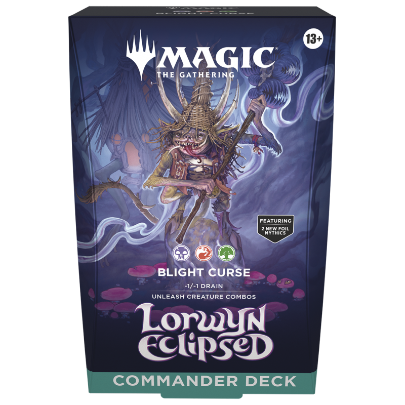 Magic: the Gathering - Lorwyn Eclipsed Commander Deck - Blight Curse + Dance of the Elements - EN