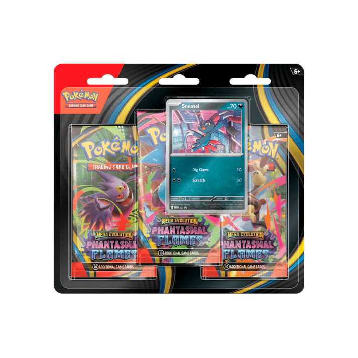 Pokemon Phantasmal Flames 3 Pack Blister Sneasel