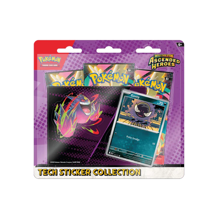 Pokemon ME2.5 - Ascended Heroes Tech Sticker Gastly