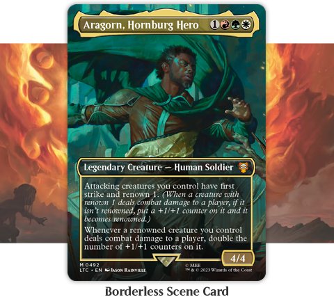 Magic: the Gathering - Lord of the Rings: Tales of Middle-earth Scene Box: Aragorn at Helm's Deep (incl. 3 set boosters) - English