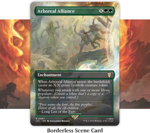 Magic: the Gathering - Lord of the Rings: Tales of Middle-earth Scene Box: The Might of Galadriel (incl. 3 set boosters)