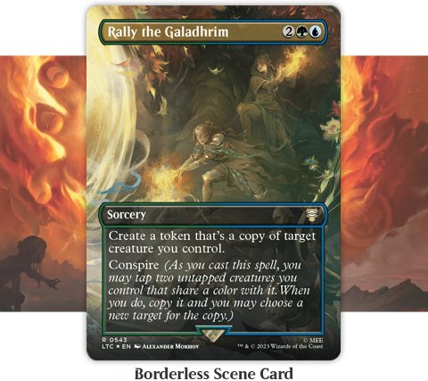 Magic: the Gathering - Lord of the Rings: Tales of Middle-earth Scene Box: The Might of Galadriel (incl. 3 set boosters)