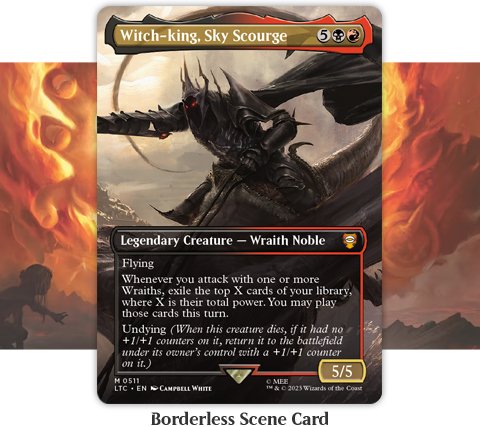 Magic: the Gathering - Lord of the Rings: Tales of Middle-earth Scene Box: Flight of the Witch-King (incl. 3 set boosters) - English