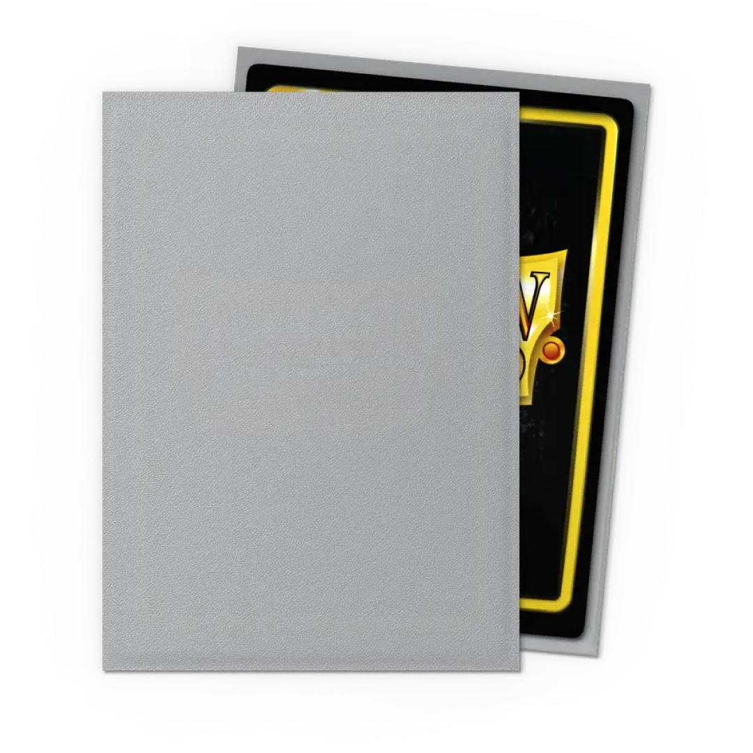 100 Dragon Shield Sleeves - Matte Silver
