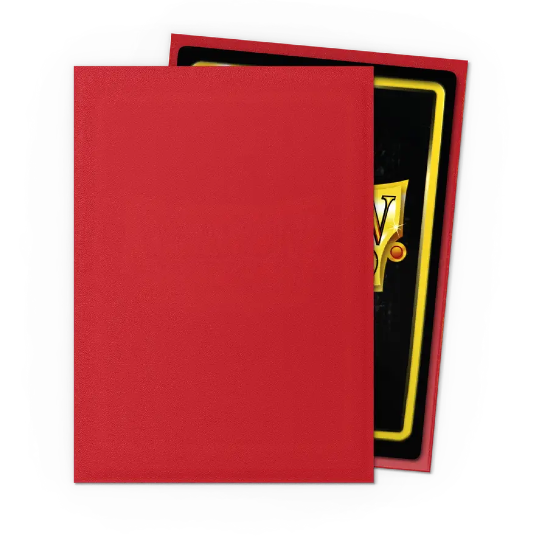 100 Dragon Shield Sleeves - Matte Crimson