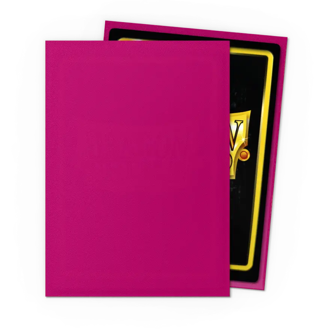 100 Dragon Shield Sleeves - Matte Magenta