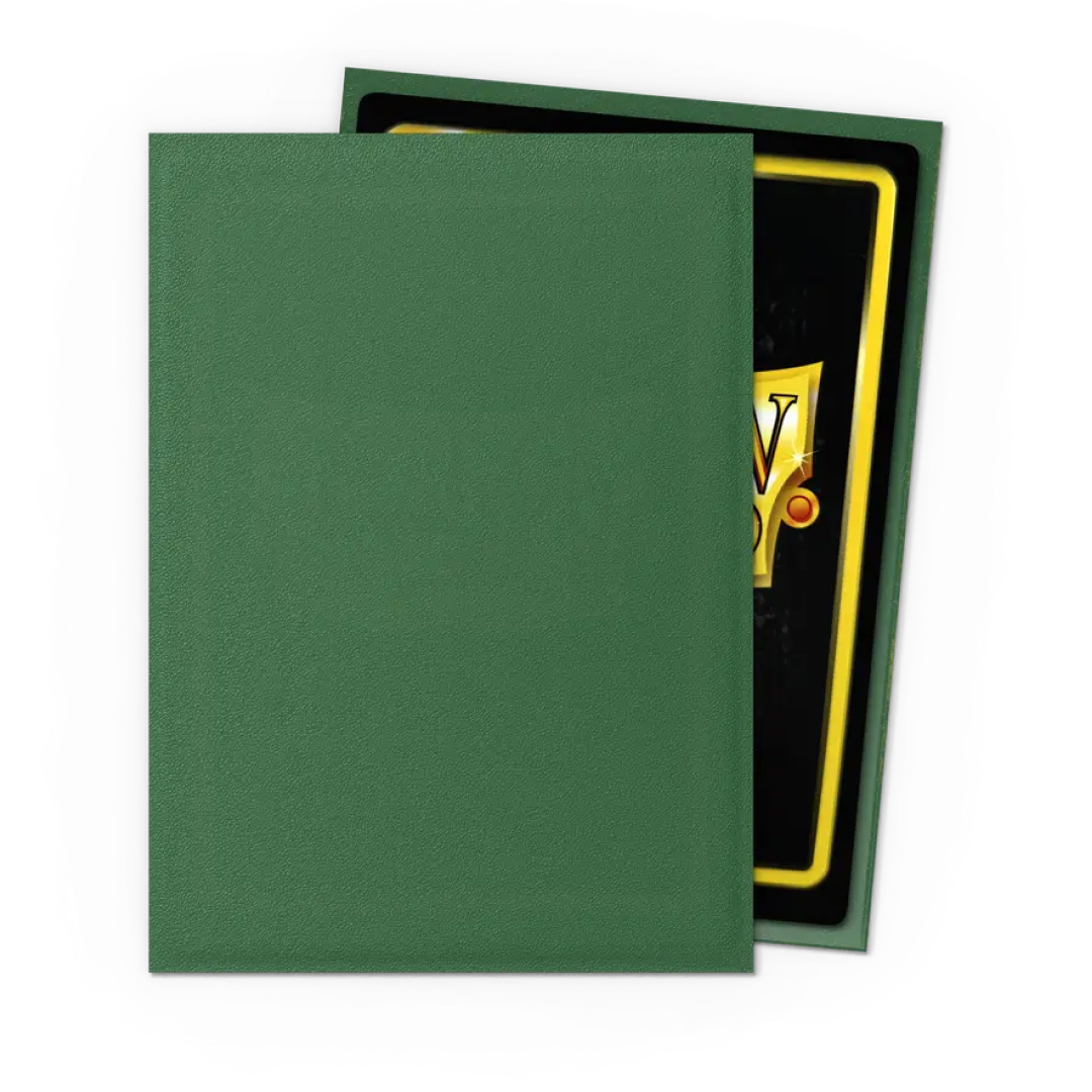 Dragon Shield - Standard Sleeves Matte (100 Sleeves) Forest Green