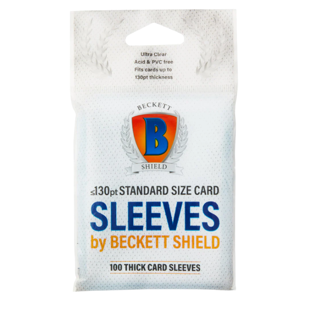 AT-90402 Beckett Shield Thick Cards Card Sleeves (100 Sleeves)