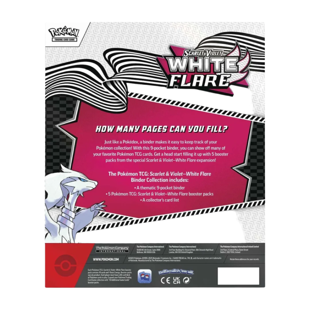 Scarlet & Violet-White Flare Binder Collection