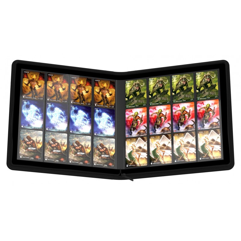 Ultimate Guard - Zipfolio 480 - 24-Pocket XenoSkin (Quadrow) - Black