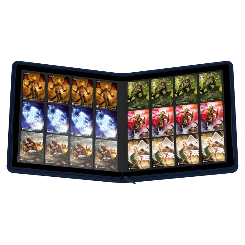 Ultimate Guard - Zipfolio 480 - 24-Pocket XenoSkin (Quadrow) - Blue
