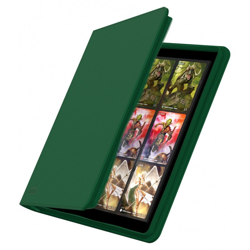 Ultimate Guard - Zipfolio 480 - 24-Pocket XenoSkin (Quadrow) - Green