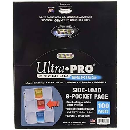 Ultra Pro Platinum 9-Pocket Side-load Pages (100 Pages)