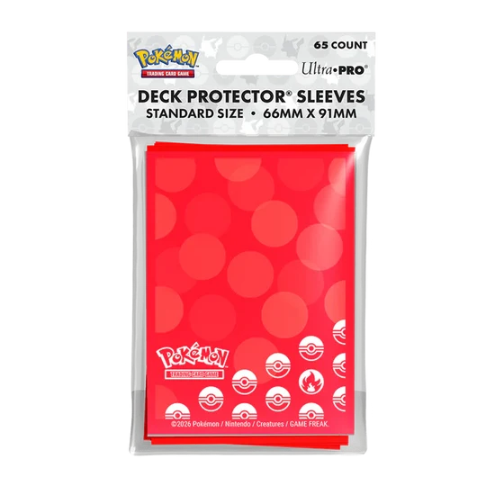 UP - Energy - Fire Type 65ct Deck Protector Sleeves for Pokémon