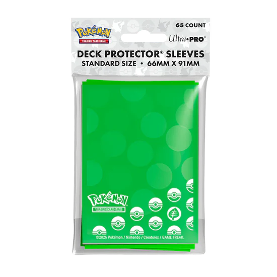 UP - Energy - Grass Type 65ct Deck Protector Sleeves for Pokémon