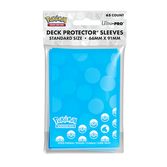 UP - Energy - Water Type 65ct Deck Protector Sleeves for Pokémon