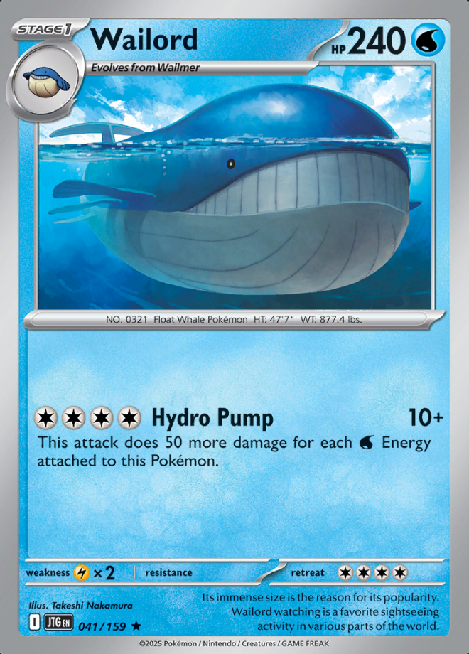 Pokémon Mega Evolution Checklane Blister Wailord (English)