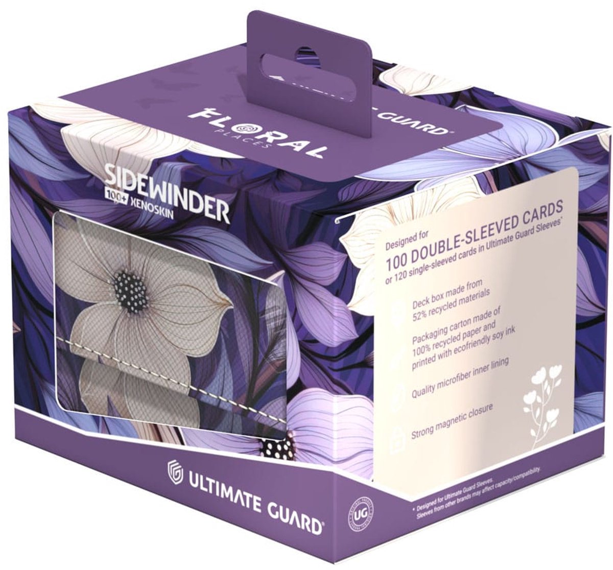 Ultimate Guard Sidewinder 100+ Xenoskin "Floral Places" - Moonlit Glen