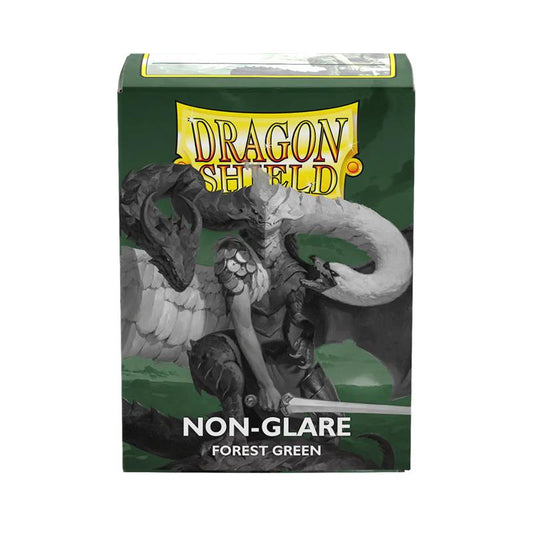 Dragon Shield - Non-Glare - Green - Matte Sleeves - Standard Size (100 Sleeves)