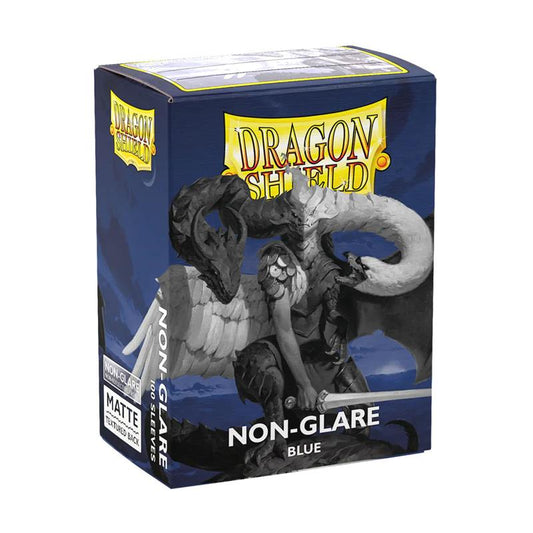 Dragon Shield - Non-Glare - Blue - Matte Sleeves - Standard Size (100 Sleeves)