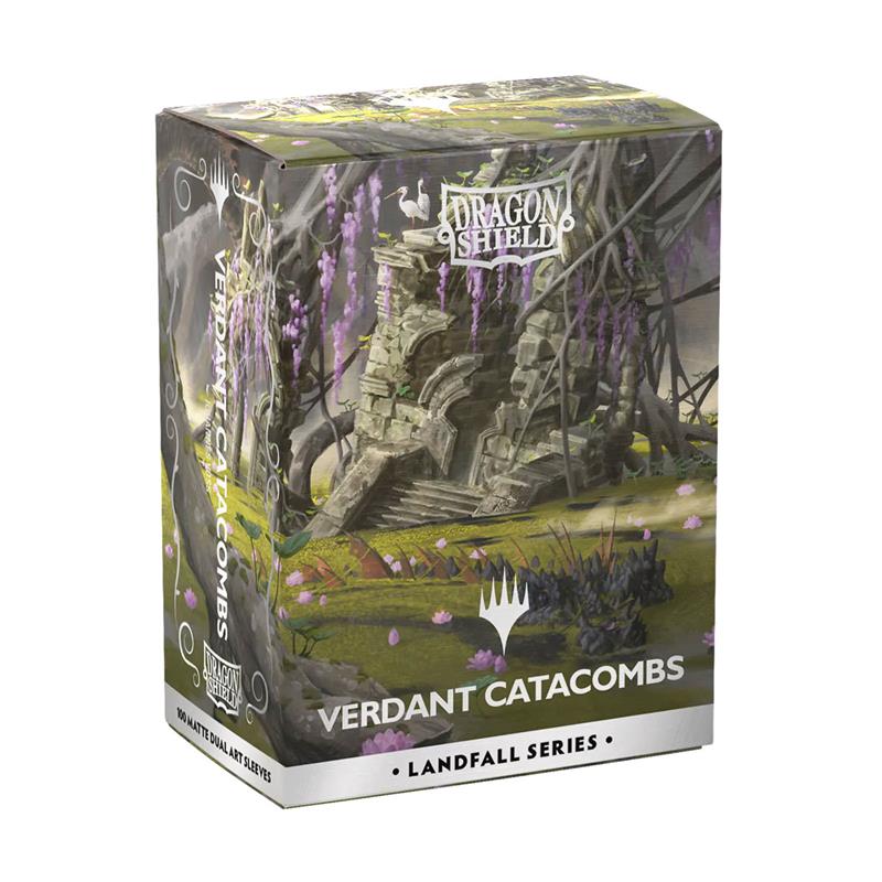 Dragon Shield Matte Landfall Series - Verdant Catacombs (100 Standard Sleeves)