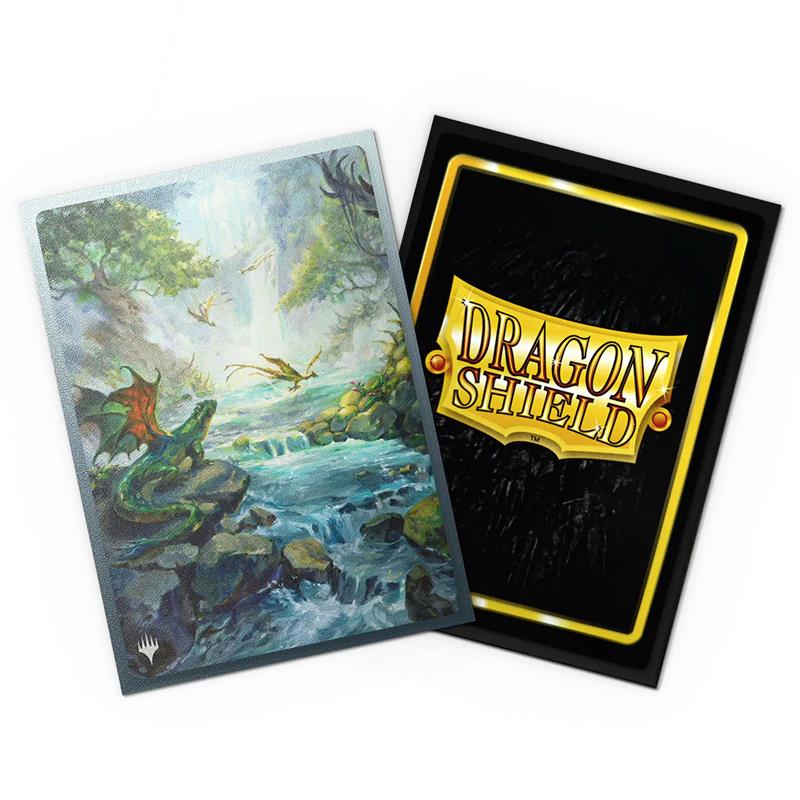 Dragon Shield Matte Landfall Series - Misty Rainforest (100 Standard Sleeves)