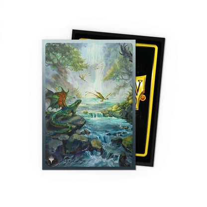 Dragon Shield Matte Landfall Series - Misty Rainforest (100 Standard Sleeves)