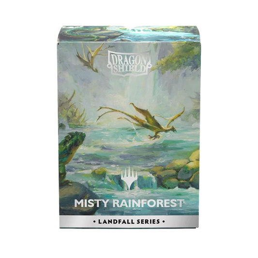 Dragon Shield Matte Landfall Series - Misty Rainforest (100 Standard Sleeves)