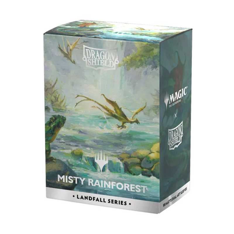 Dragon Shield Matte Landfall Series - Misty Rainforest (100 Standard Sleeves)