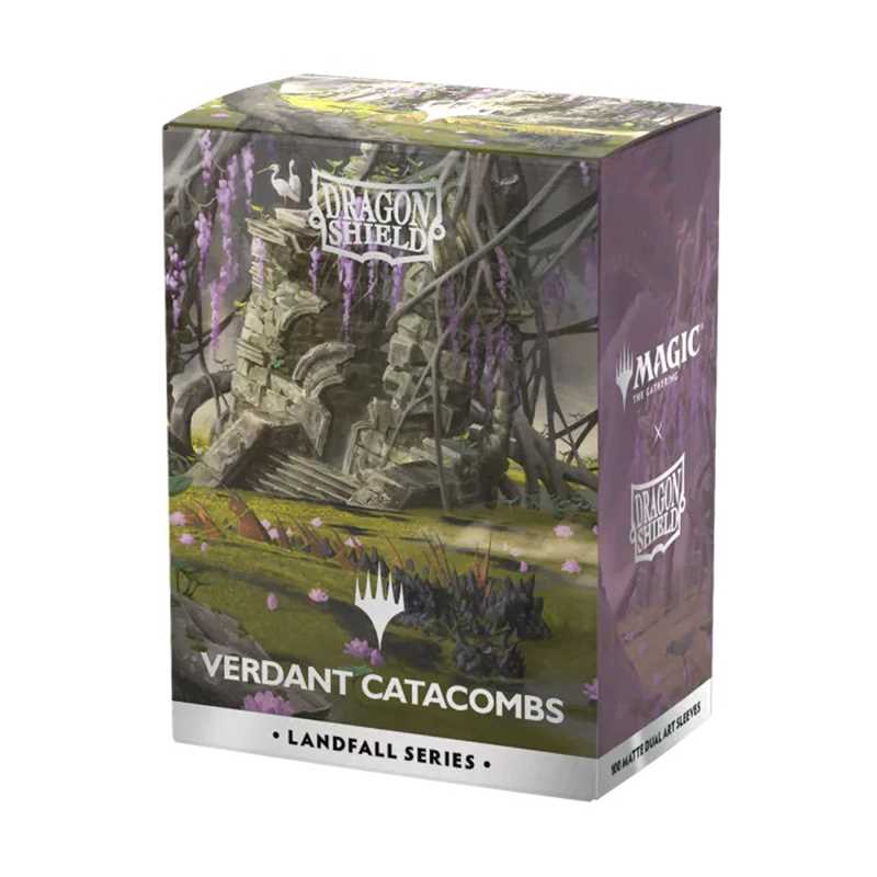 Dragon Shield Matte Landfall Series - Verdant Catacombs (100 Standard Sleeves)