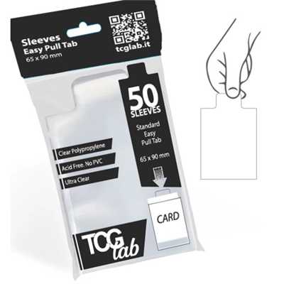 50 Protective Sleeves Easy Pull Tab