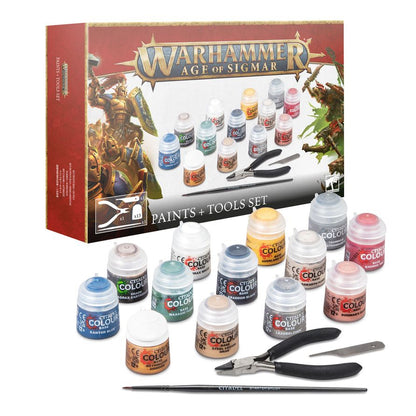 Warhammer: Age of Sigmar - Paints + Tools Set