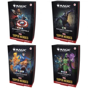 Magic: the Gathering - Marvel Super Heroes Commander Deck Set (set of 4 decks)