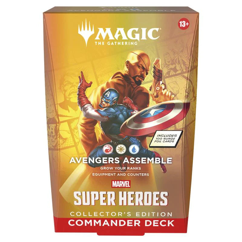 Magic: the Gathering - Marvel Super Heroes Commander Deck Set Collector’s Edition (set of 4 decks)