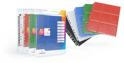 Gamegenic - 18-Pocket Pages Side-Loading (10 pages bag) - Black