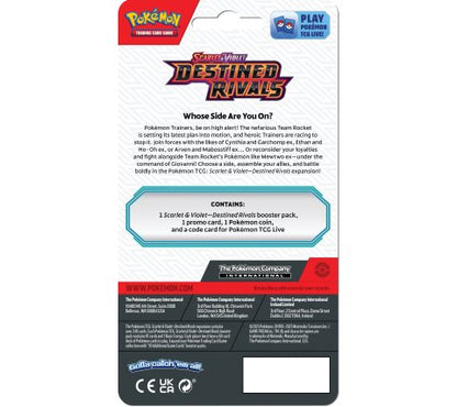 Pokemon - Scarlet & Violet Destined Rivals One Pack Blister: Zarude (English)