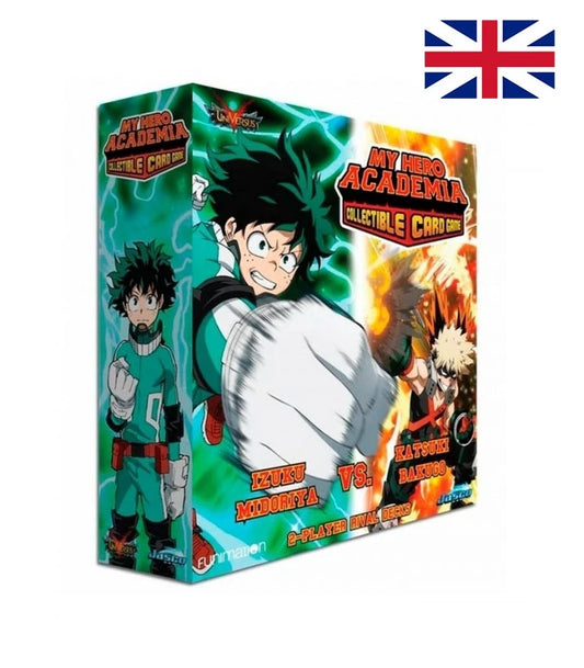 Universus TCG - 2-Player Rival Decks Izuku Midoriya vs. Katsuki Bakugo English - My Hero Academia CCG