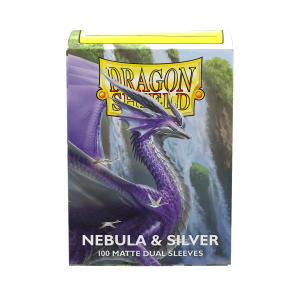 Dragon Shield - Standard Sleeves Matte (100 Sleeves) Nebula & Silver