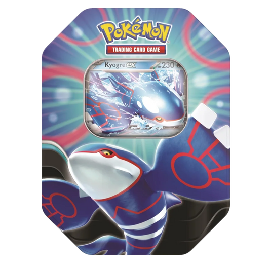 Azure Legends Tins: Kyogre ex Tin (4 Boosters)