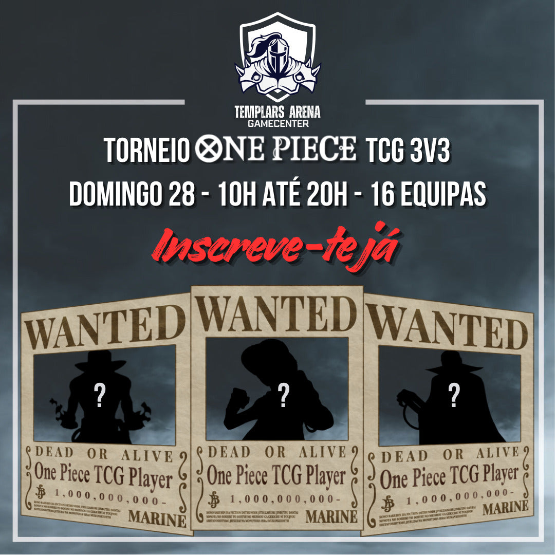 Entrada Torneio de Triplas One Piece 2025 - Domingo 28 Dezembro