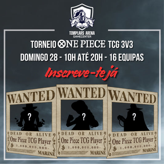 Entrada Torneio de Triplas One Piece 2025 - Domingo 28 Dezembro
