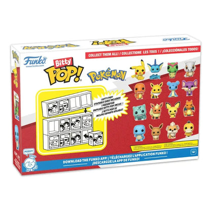 Pokémon Bitty POP! Vinyl Figure 4-Pack Series 2 2cm