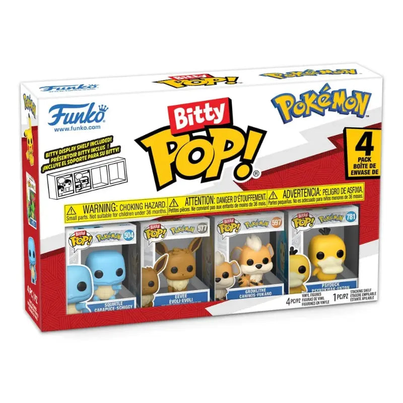 Pokémon Bitty POP! Vinyl Figure 4-Pack Series 3 2cm